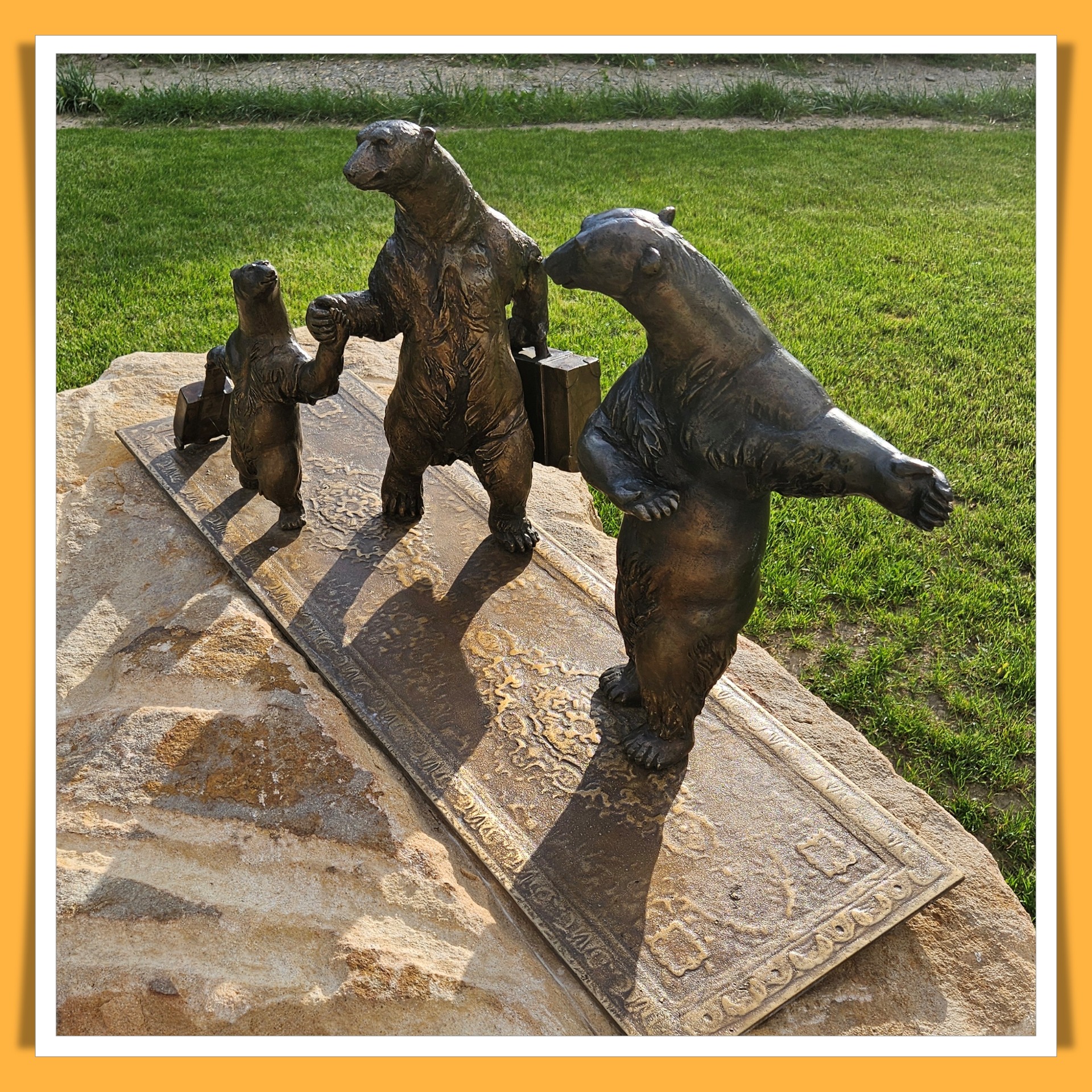 Misie przy apartamentowcach na ul. Zdrojowej